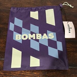 Bombas Purple and Blue Drawstring Bag